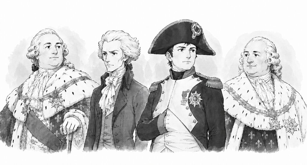 フランス革命時の政治体制の変化サムネ